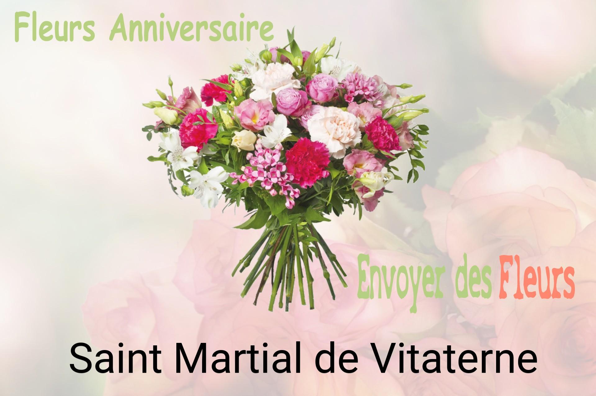 Bouquet de fleurs d’anniversaire livré à Saint-Martial-de-Vitaterne