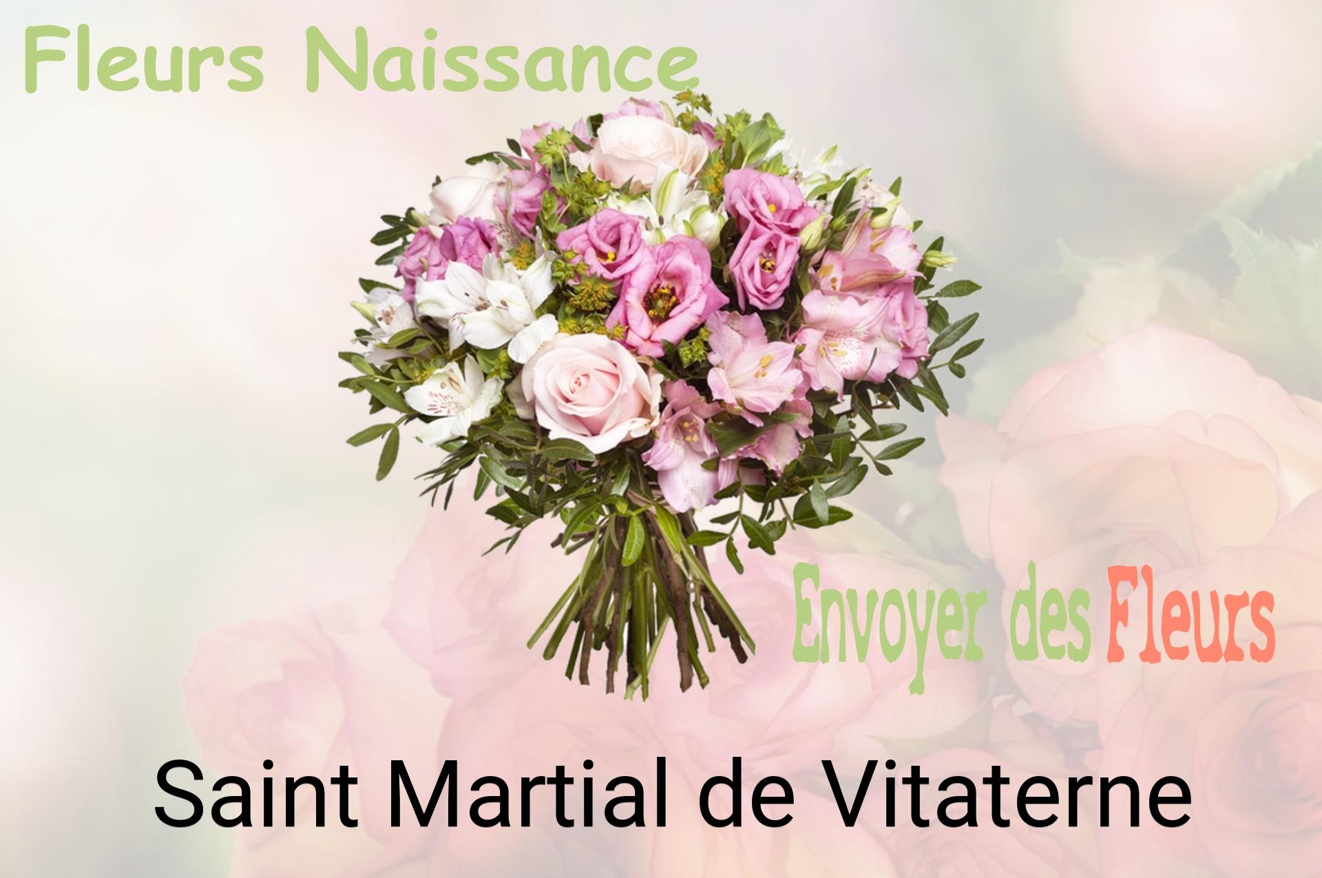 Bouquet de fleurs de naissance livré à Saint-Martial-de-Vitaterne